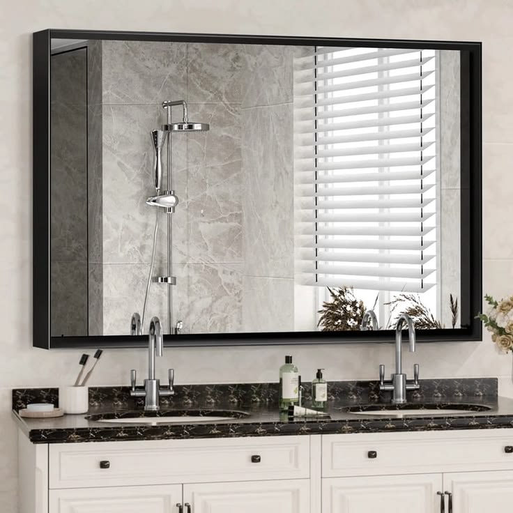 bathroom mirror